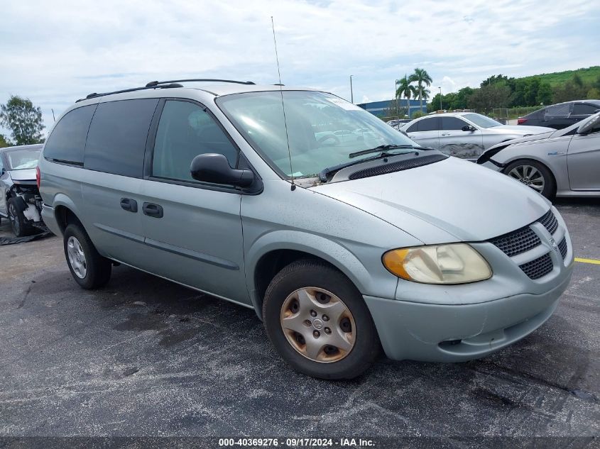 2003 Dodge Grand Caravan Se VIN: 1D4GP24343B231182 Lot: 40369276