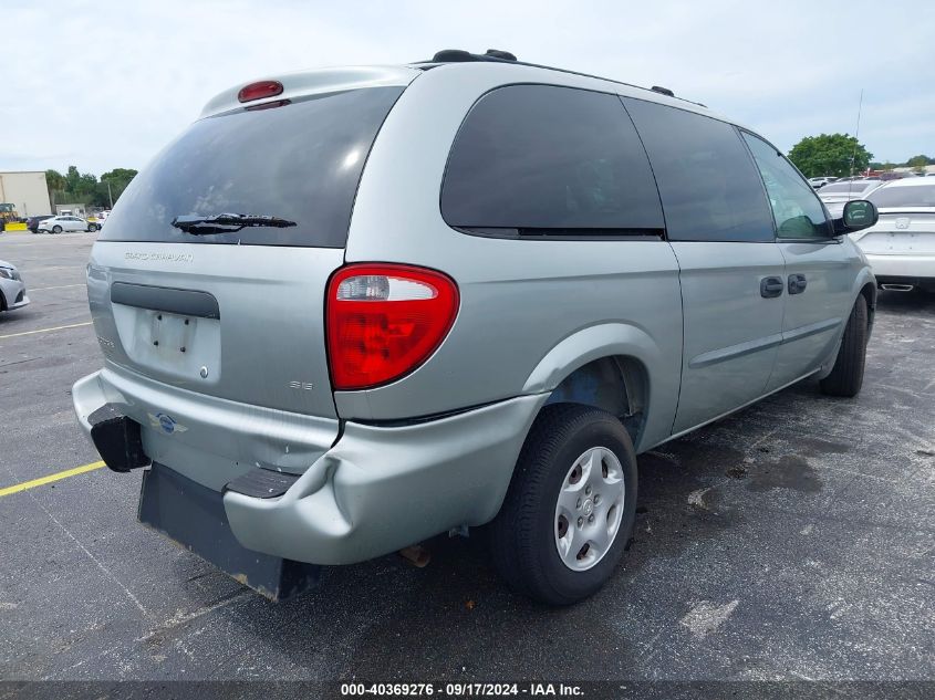 2003 Dodge Grand Caravan Se VIN: 1D4GP24343B231182 Lot: 40369276