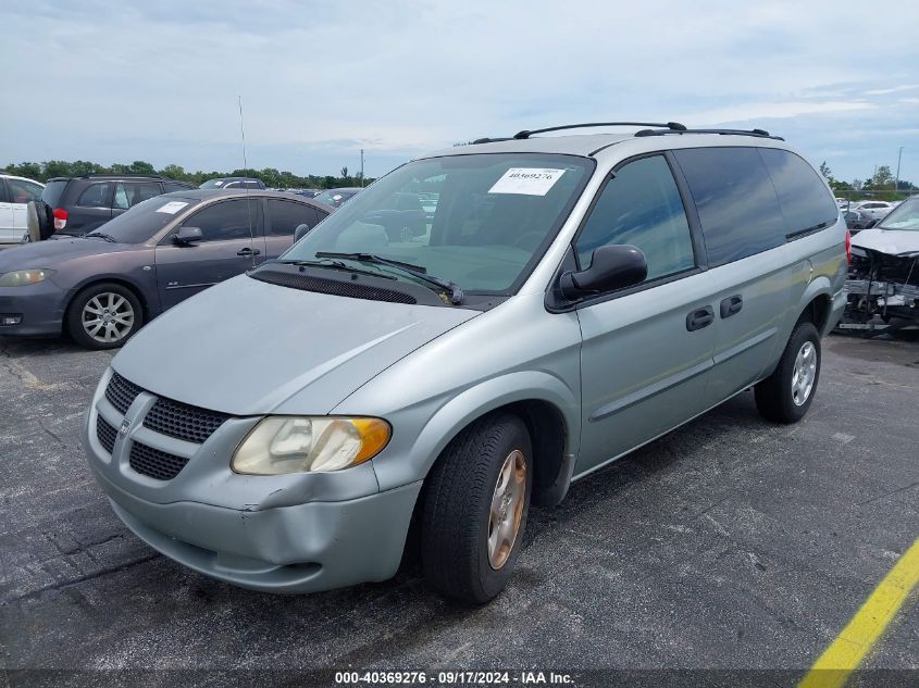 2003 Dodge Grand Caravan Se VIN: 1D4GP24343B231182 Lot: 40369276