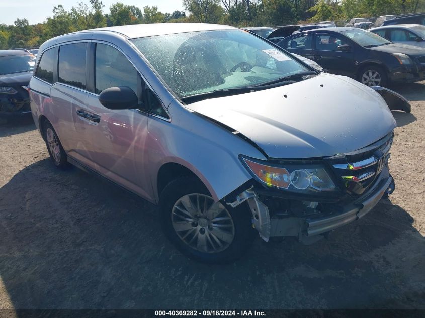 2015 Honda Odyssey Lx VIN: 5FNRL5H24FB078373 Lot: 40369282