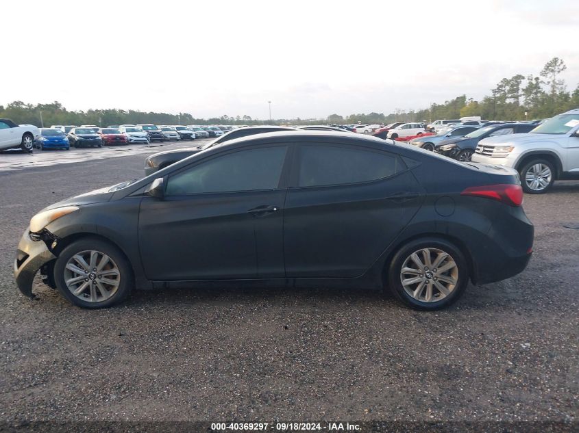 2014 Hyundai Elantra Se/Sport/Limited VIN: KMHDH4AE1EU088872 Lot: 40369297