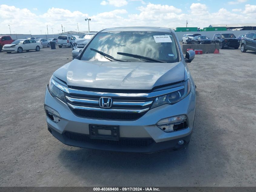 2017 Honda Pilot Ex-L VIN: 5FNYF5H56HB041664 Lot: 40369408