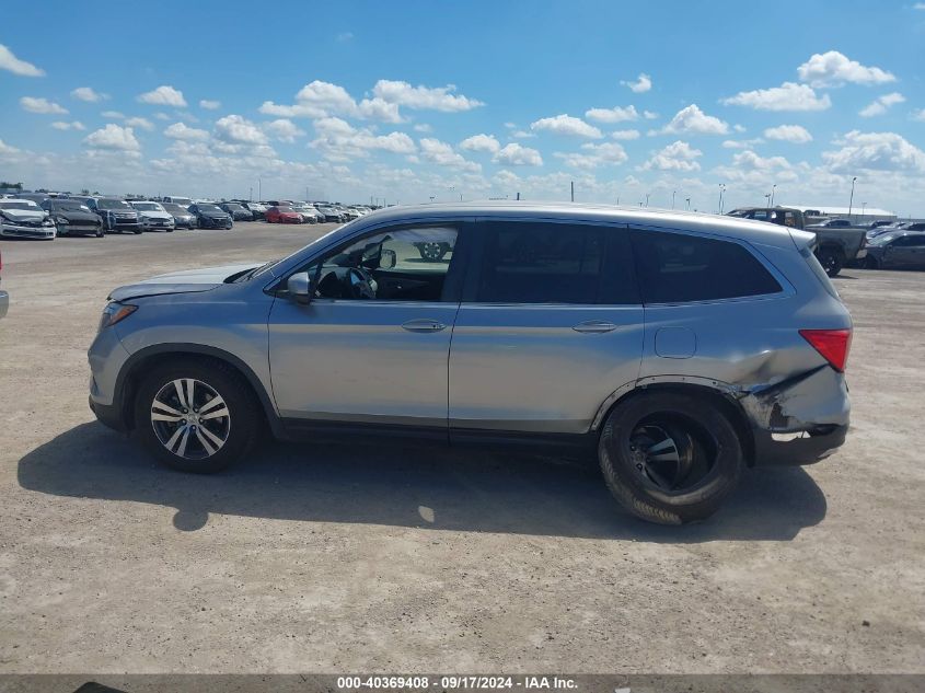 2017 Honda Pilot Ex-L VIN: 5FNYF5H56HB041664 Lot: 40369408