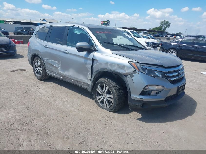 2017 Honda Pilot Ex-L VIN: 5FNYF5H56HB041664 Lot: 40369408