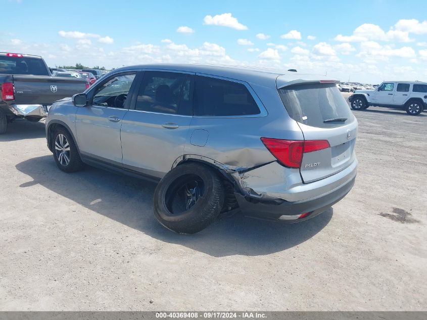 2017 Honda Pilot Ex-L VIN: 5FNYF5H56HB041664 Lot: 40369408