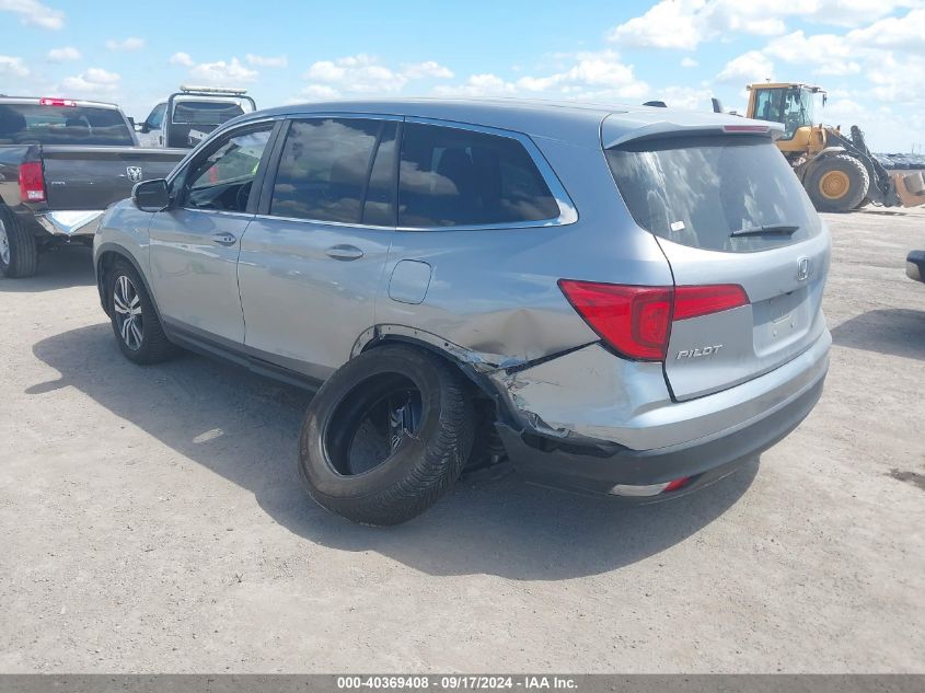 2017 Honda Pilot Ex-L VIN: 5FNYF5H56HB041664 Lot: 40369408