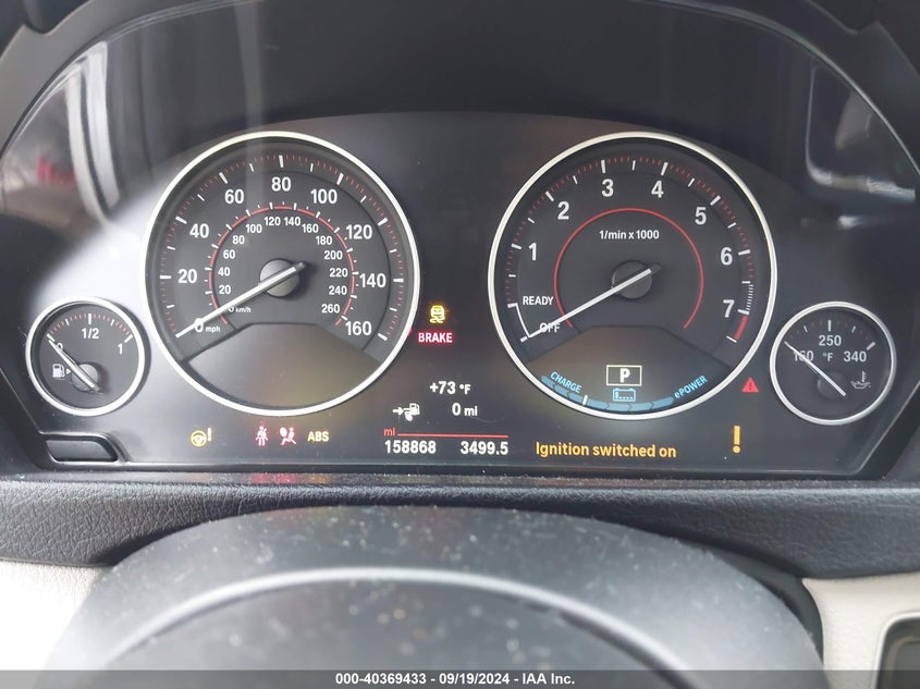 2017 BMW 330E IPERFORMANCE - WBA8E1C53HK479996