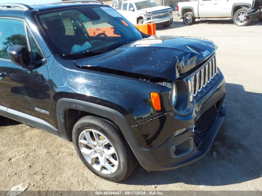 2018 Jeep Renegade Latitude Fwd VIN: ZACCJABB0JPH33563 Lot: 40369447