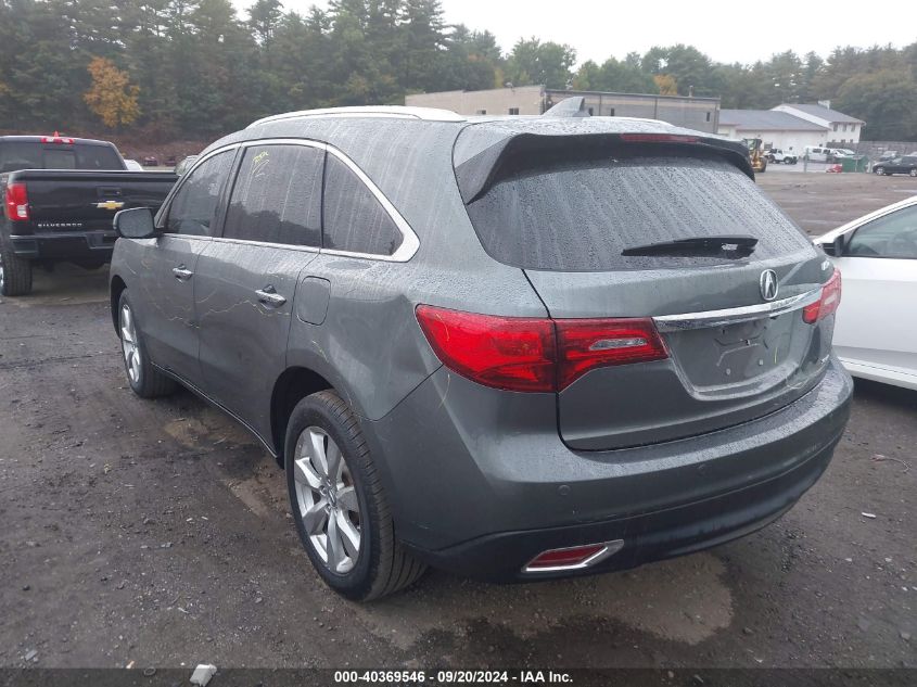 2016 Acura Mdx Advance Entertainment Packages/Advance Package VIN: 5FRYD4H90GB055222 Lot: 40369546