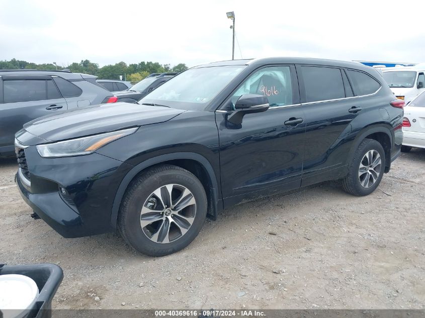 2021 TOYOTA HIGHLANDER XLE - 5TDHZRBH6MS106861