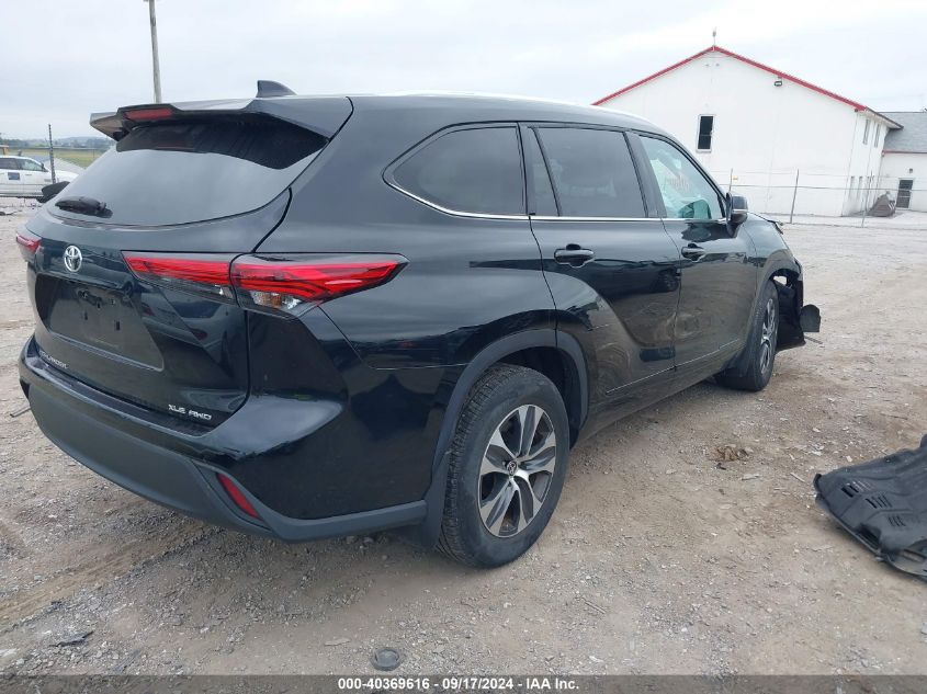 2021 TOYOTA HIGHLANDER XLE - 5TDHZRBH6MS106861