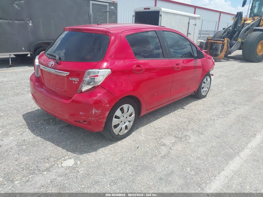 Vin: jtdktud37ed576633, lot: 40858173, toyota yaris le (tmc/cbu plant) 20144