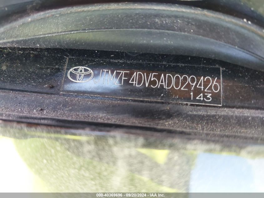 JTMZF4DV5AD029426 2010 Toyota Rav4