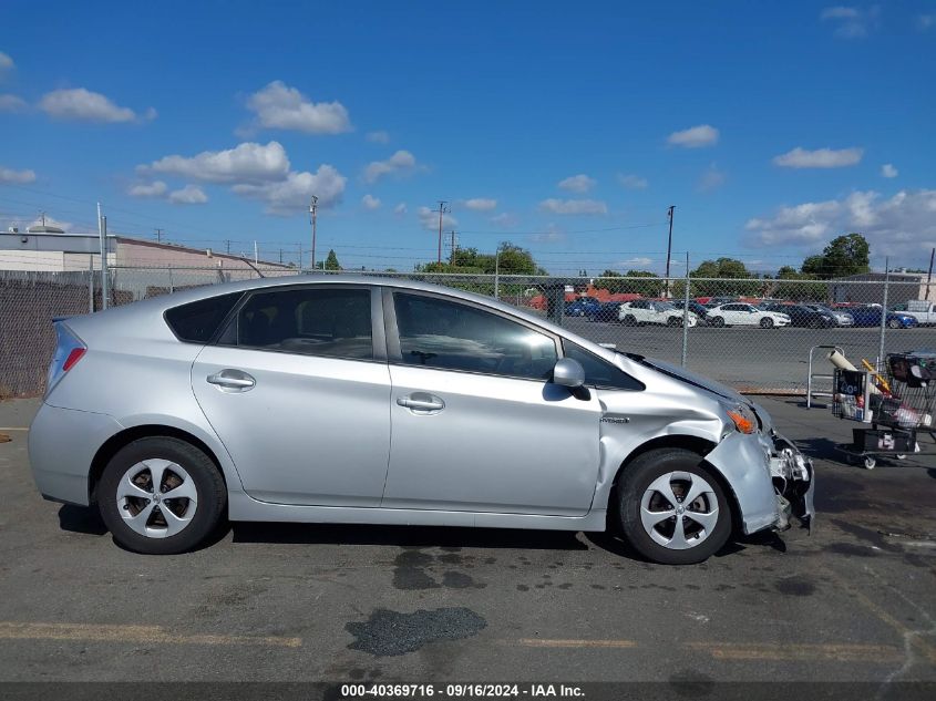 2014 Toyota Prius Three VIN: JTDKN3DU8E1763393 Lot: 40369716