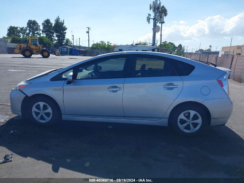 2014 Toyota Prius Three VIN: JTDKN3DU8E1763393 Lot: 40369716