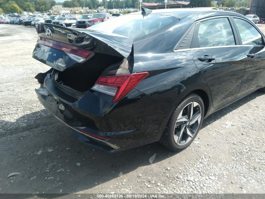 2021 Hyundai Elantra Limited VIN: KMHLP4AG7MU102935 Lot: 40369726