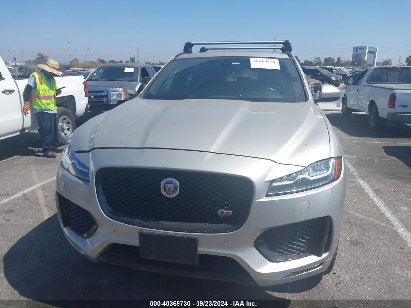 2017 Jaguar F-Pace S VIN: SADCM2BVXHA493654 Lot: 40369730