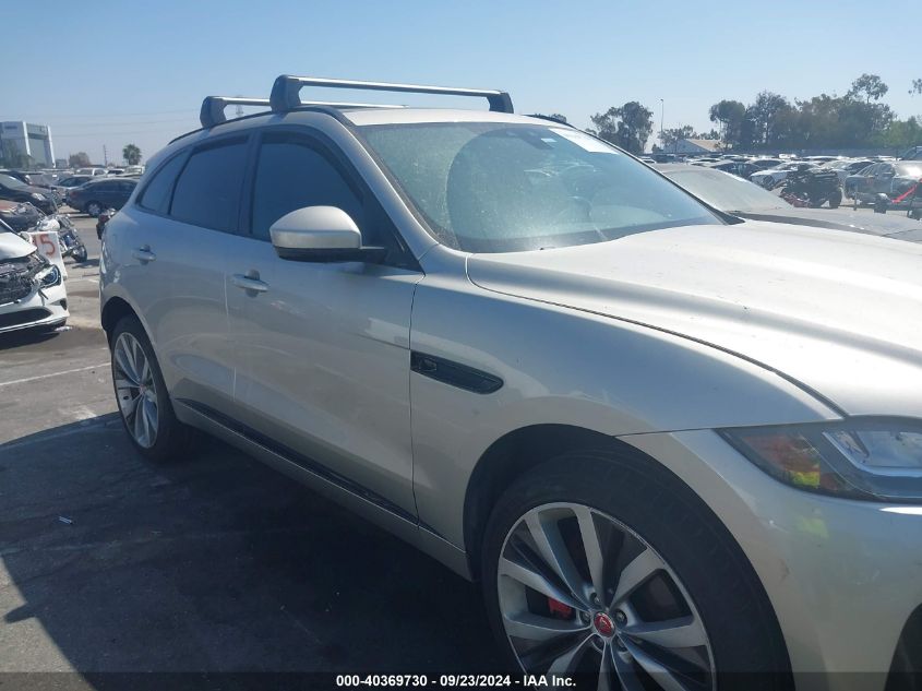 2017 Jaguar F-Pace S VIN: SADCM2BVXHA493654 Lot: 40369730