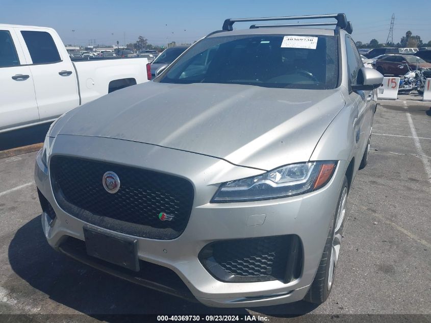 2017 Jaguar F-Pace S VIN: SADCM2BVXHA493654 Lot: 40369730