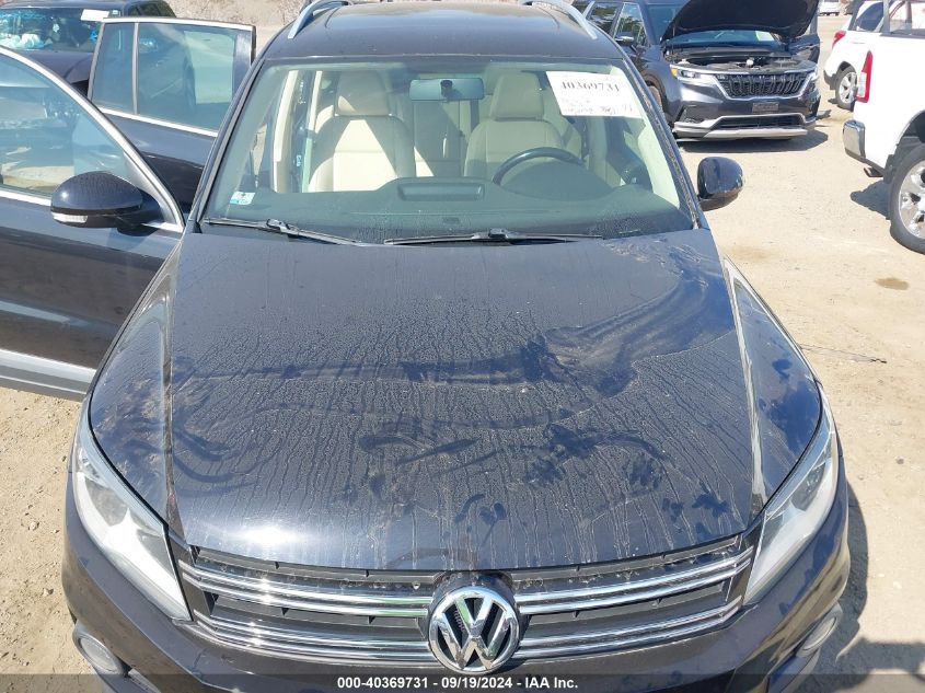 2012 Volkswagen Tiguan Se VIN: WVGAV7AX4CW504008 Lot: 40369731