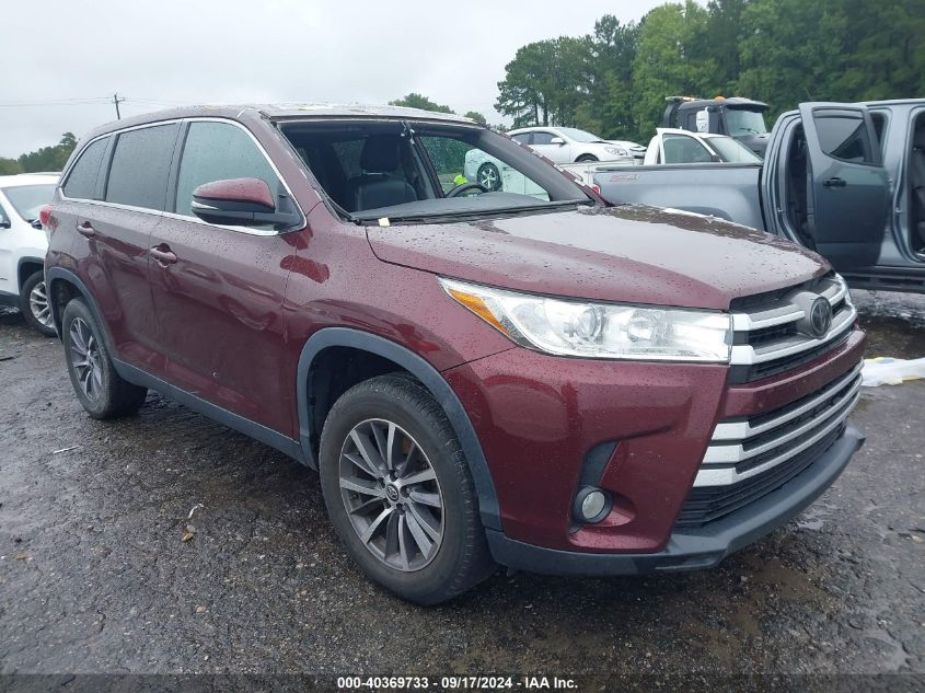 2019 TOYOTA HIGHLANDER XLE - 5TDKZRFH3KS308814