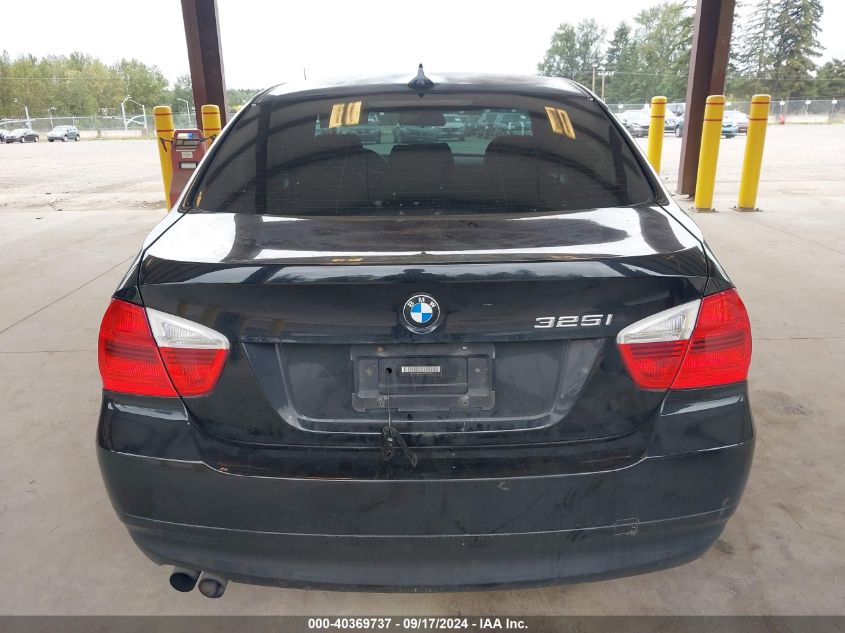 2006 BMW 325I VIN: WBAVB13596PT23621 Lot: 40369737