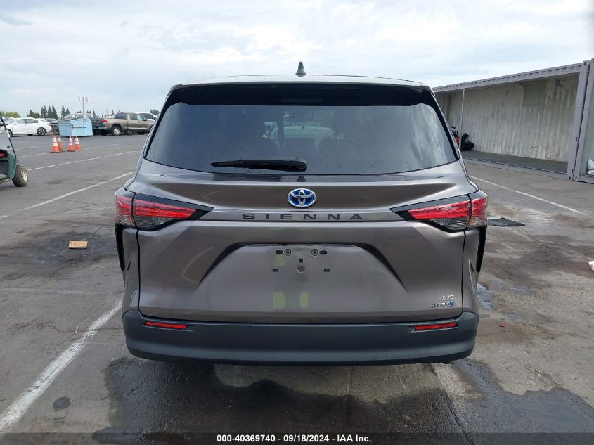 2022 Toyota Sienna Le VIN: 5TDKRKEC1NS098151 Lot: 40369740