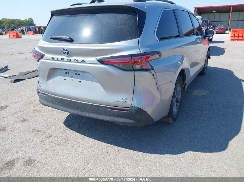 2022 Toyota Sienna Le VIN: 5TDKSKFCXNS071159 Lot: 40369770