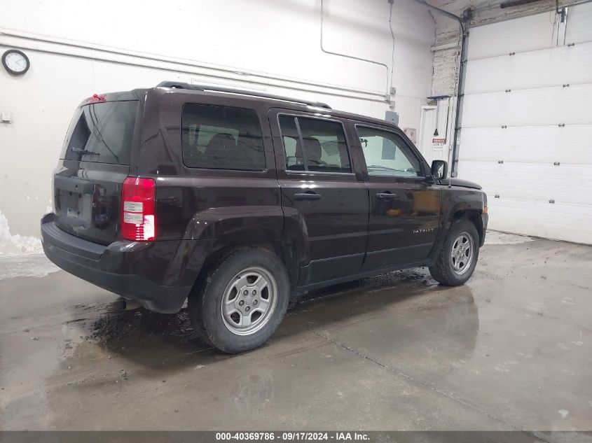 2014 Jeep Patriot Sport VIN: 1C4NJPBA6ED659881 Lot: 40369786