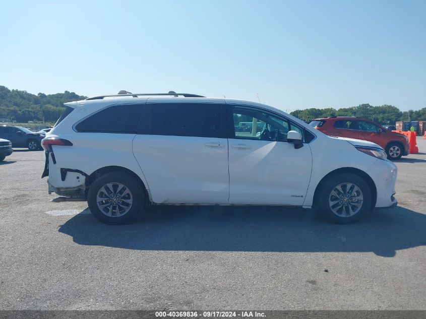 2021 Toyota Sienna Le VIN: 5TDKRKEC4MS073145 Lot: 40369836