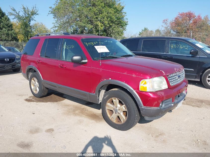 2003 Ford Explorer Nbx/Xlt VIN: 1FMZU73KX3ZA07020 Lot: 40369861