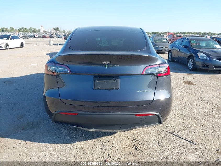 2024 Tesla Model Y Long Range Dual Motor All-Wheel Drive VIN: 7SAYGDEE9RA226143 Lot: 40369882