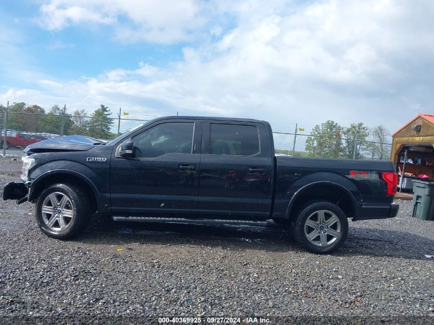 2018 Ford F-150 Lariat VIN: 1FTEW1E50JKE67777 Lot: 40369925