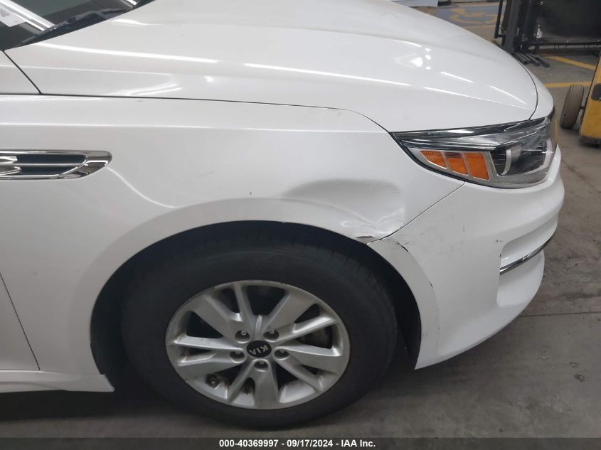 2016 Kia Optima Lx VIN: KNAGT4L35G5102536 Lot: 40369997