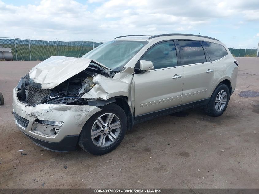 VIN 1GNKRGKD1FJ216571 2015 Chevrolet Traverse, 1LT no.2