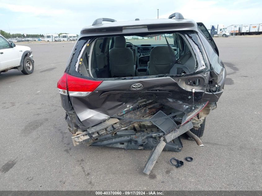 5TDKK3DC6CS199663 2012 Toyota Sienna Le V6 8 Passenger