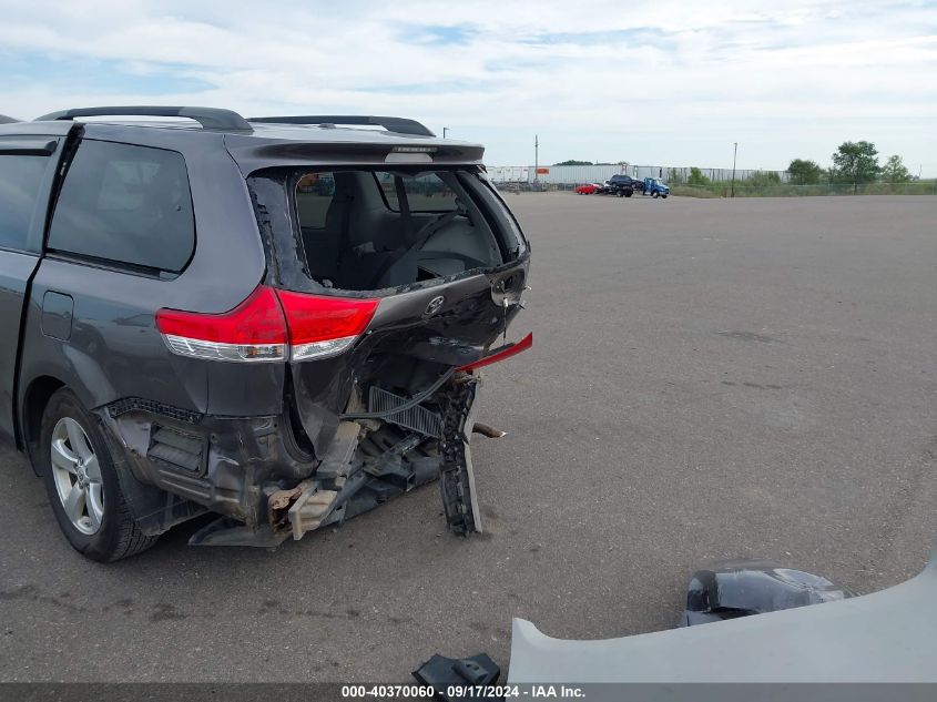 5TDKK3DC6CS199663 2012 Toyota Sienna Le V6 8 Passenger