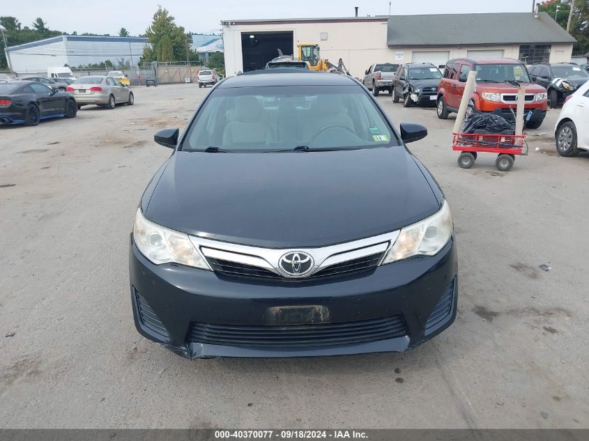 2012 Toyota Camry Le VIN: 4T4BF1FK6CR182405 Lot: 40370077