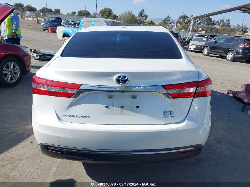 2014 Toyota Avalon Hybrid Xle Touring VIN: 4T1BD1EB7EU032596 Lot: 40370079