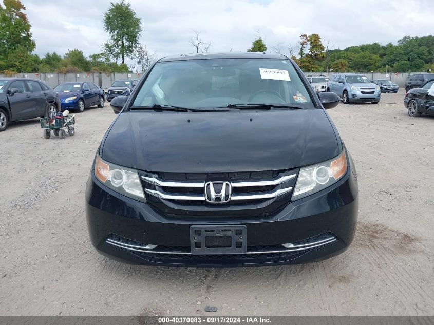 2014 Honda Odyssey Ex-L VIN: 5FNRL5H61EB085377 Lot: 40370083