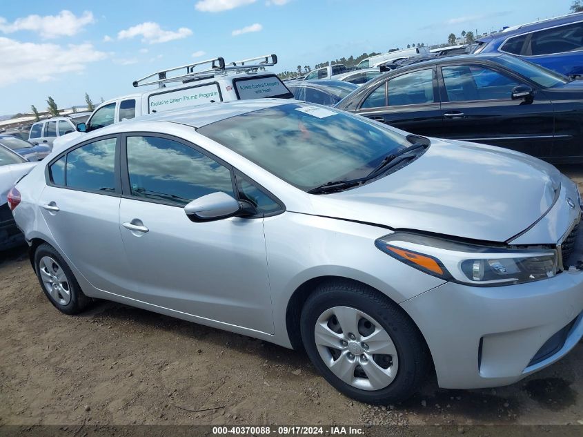 2017 Kia Forte Lx VIN: 3KPFK4A71HE070245 Lot: 40370088