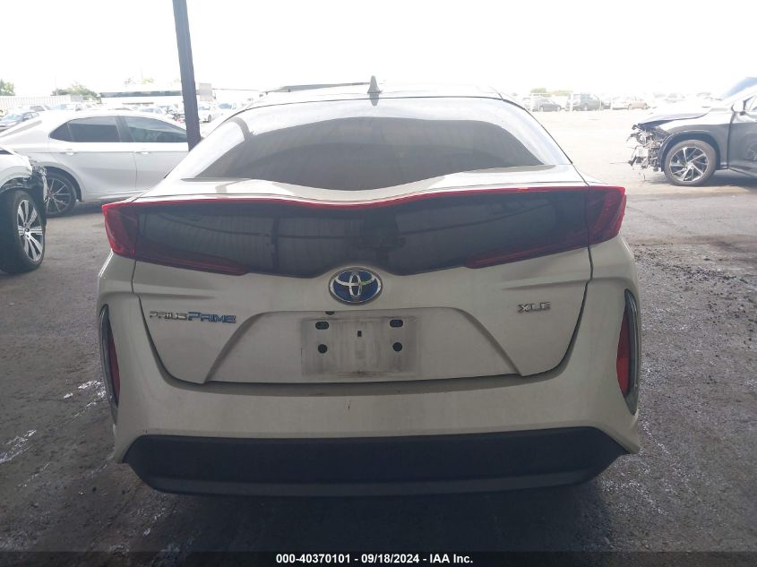 2021 Toyota Prius Prime Xle VIN: JTDKAMFPXM3166287 Lot: 40370101