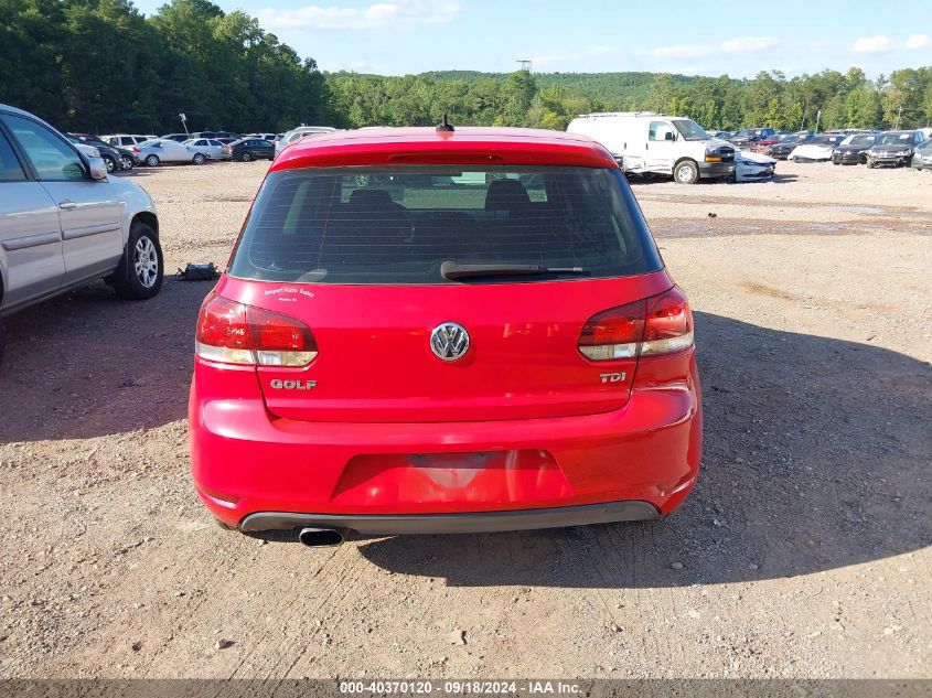 WVWMM7AJ1CW104620 2012 Volkswagen Golf Tdi 2-Door