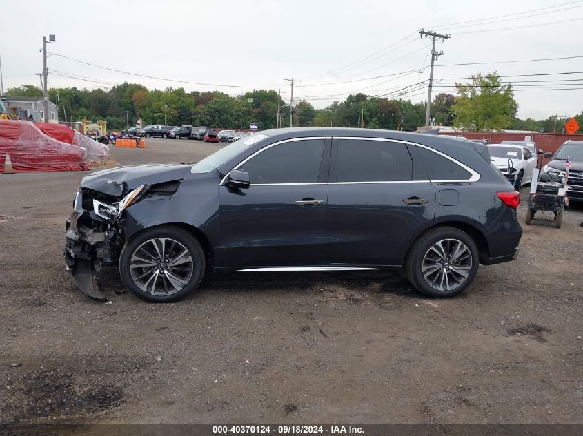 2019 Acura Mdx Technology VIN: 5J8YD4H59KL033080 Lot: 40370124