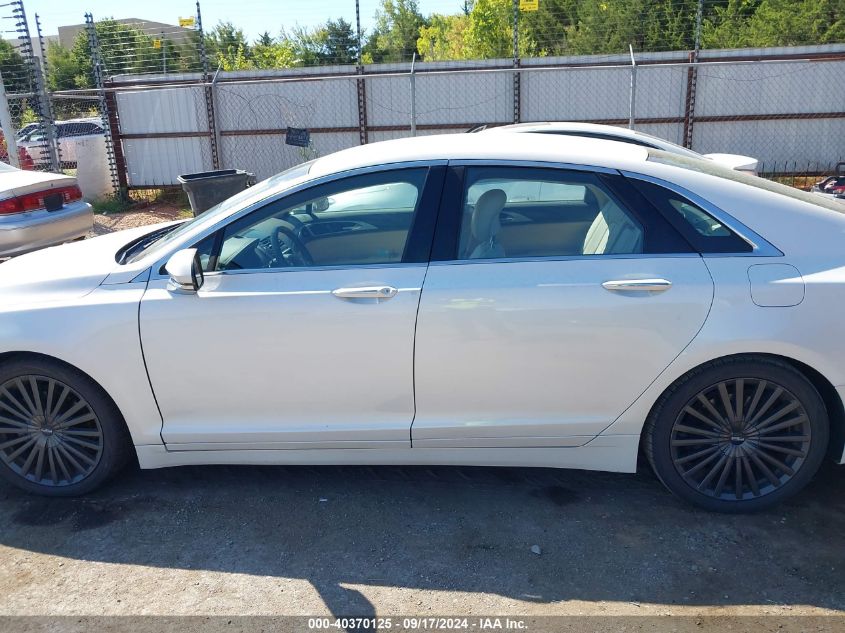 2017 Lincoln Mkz Reserve VIN: 3LN6L5E99HR646067 Lot: 40370125