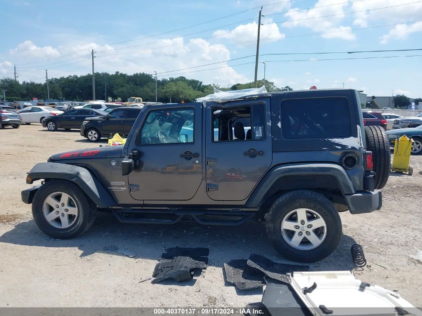 2018 Jeep Wrangler Jk Unlimited Sport S 4X4 VIN: 1C4BJWDG2JL878660 Lot: 40370137