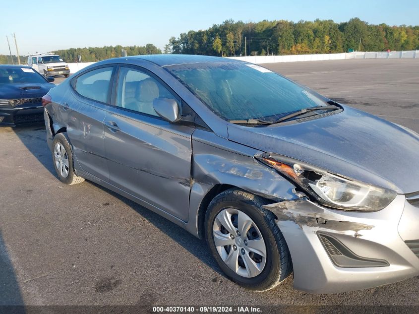 2016 Hyundai Elantra Se VIN: 5NPDH4AE4GH766208 Lot: 40370140