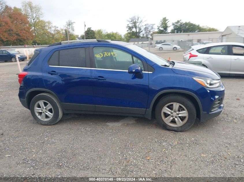 2017 Chevrolet Trax Lt VIN: 3GNCJLSB8HL185172 Lot: 40370145