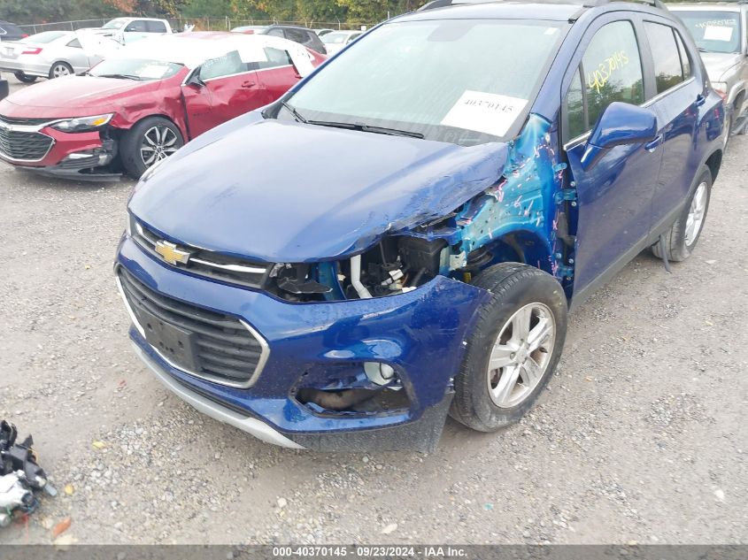 2017 Chevrolet Trax Lt VIN: 3GNCJLSB8HL185172 Lot: 40370145