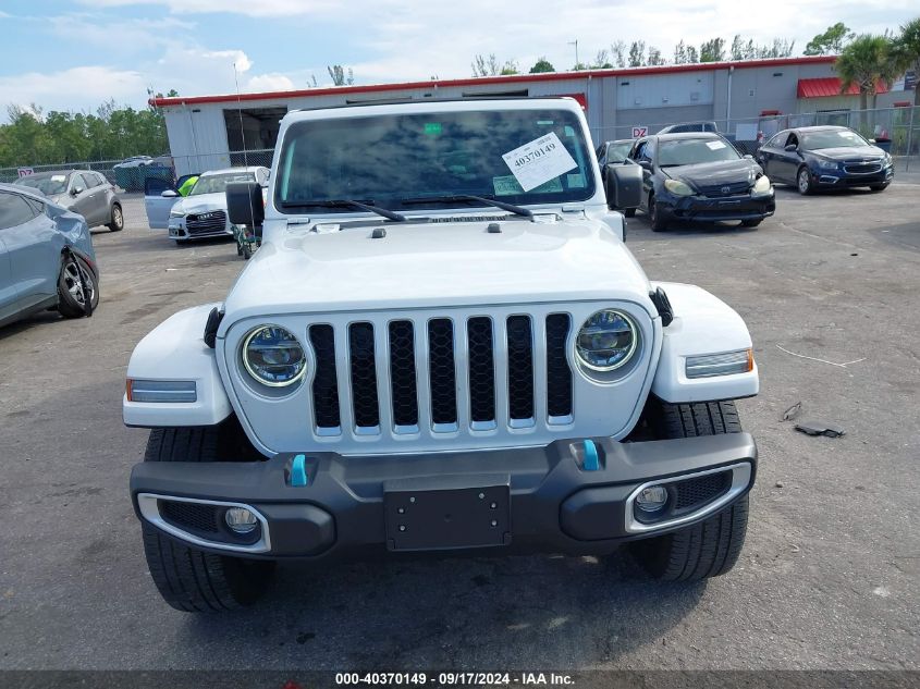 2021 Jeep Wrangler 4Xe Unlimited Sahara 4X4 VIN: 1C4JJXP69MW770236 Lot: 40370149